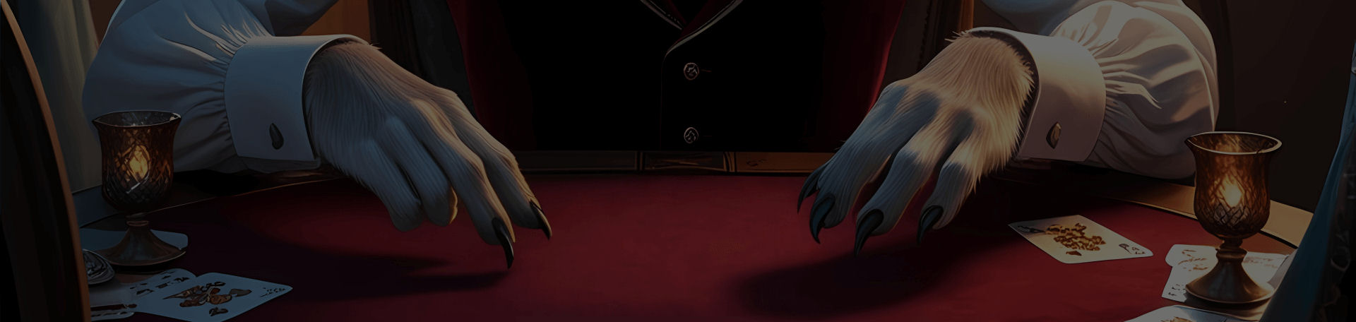 Blue & White Wolves Header